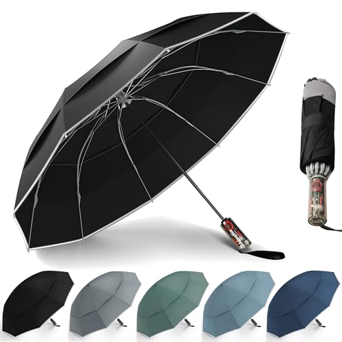 Compact Windproof Golf Travel Umbrella