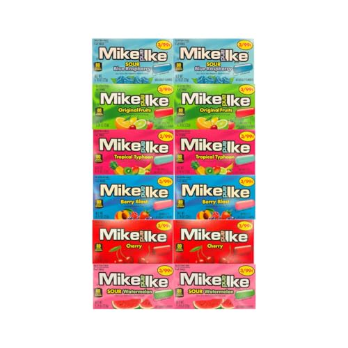 Variety Pack Mike and Ike Candy, 12 Pack, 2 Each Flavor miniatura 2