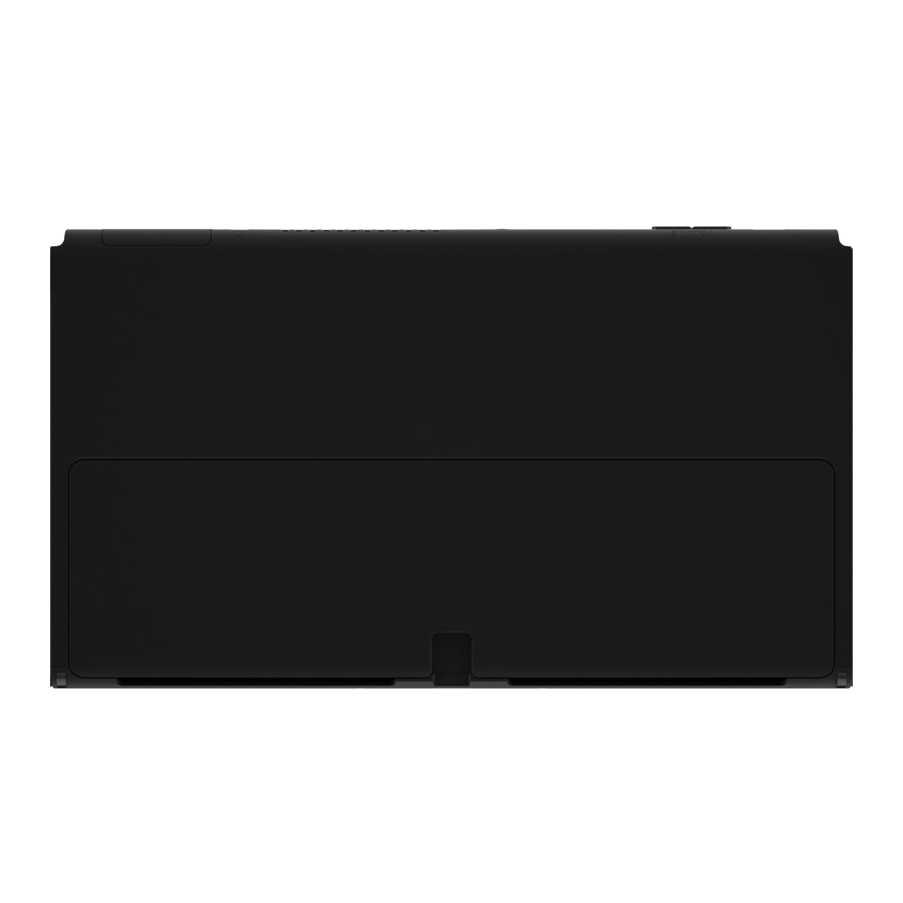 eXtremeRate Carcasa Trasera con Kickstand para Nintendo Switch OLED Accesorios Placa Funda Protectora Consola Cover Shell para Nintendo Switch OLED - No Incluye Joycon Consola(Negro)