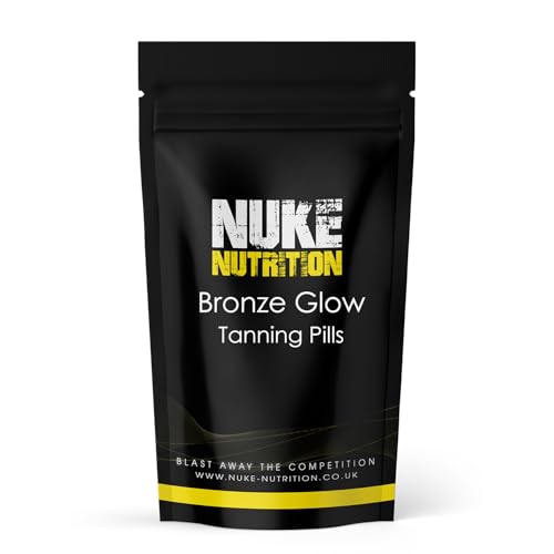 Nuke Nutrition Tanning Tablets x60 - Tanning Tablets Fast Tan Without Sun - Natural Tanning Accelerator Supplement For Your Bronze Glow - Tan Optimizer for a Sunkissed Glow - Lotion & Oil Alternative