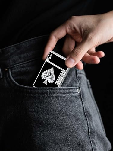 Encendedor recargable de butano para hombre plata miniatura 6