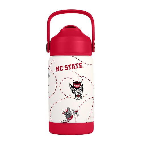 Image of Logo Brands NCAA Mascot Stainless-Steel Kids Bottle -Soft Silicone Mouthpiece, Easy To Carry, Kid-Friendly Design- Great For School & On-The-Go