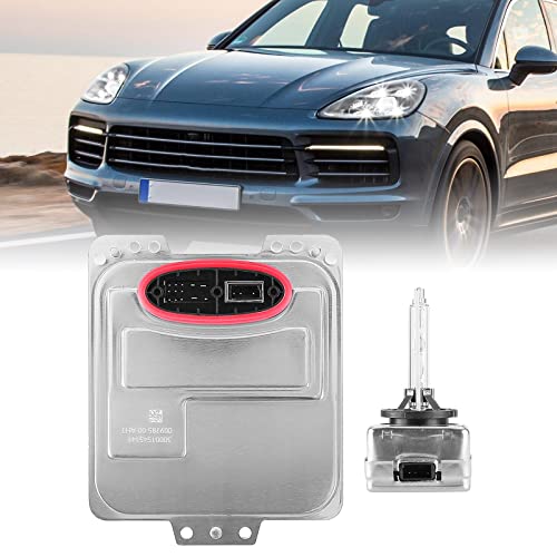5DC00906041 Xenon HID Ballast Control Unit Module with D1S Bulb Replacement for 2008-2010 Porsche Cayenne 955.631.194.02 95563119403 Front Left/Right Headlight Ballast Control 95563119402 SHL-2-1