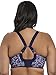 Elomi womens Energise Underwire With Racerback Conversion Sports Bra, Navy Geo, 42H US