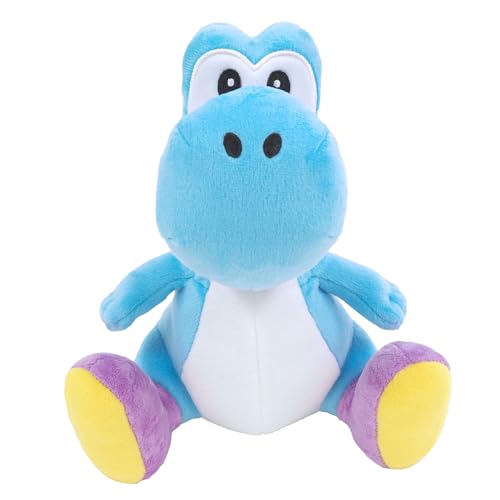 Together+ Nintendo Peluche Super Mario - Yoshi Bleu Ciel 20 cm
