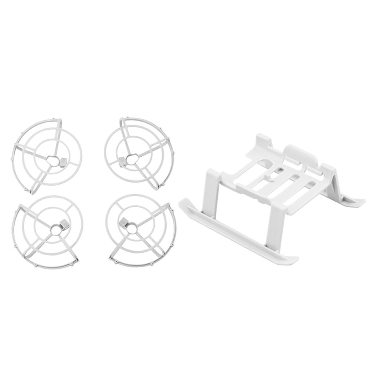 MUSISALY Drone Guard Set Extensions Leg Drone Shielding Rings Mini 2 Accessories Easy Install Disassemble Safety
