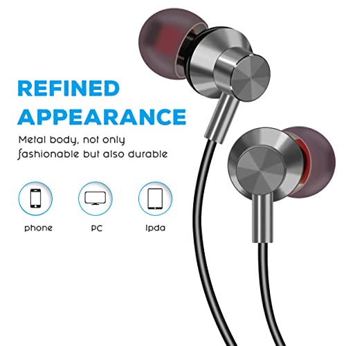 Image of Earphones Wired in Ear Headphones Earbuds for iPhone 14 /14 Pro Max /13 /13 Pro Max / 12 /12 Mini 11 Pro /11 Pro Max Headphones