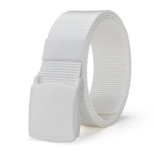 Image of JASGOOD Nylon Canvas Breathable Military Tactical Men Waist Belt With Plastic Buckle