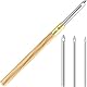 Punch Needle Kit mit Holzgriff und 3 Stanznadeln