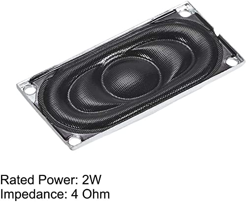 XYWHPGV Audio Speaker 2W 4 Ohm 4020mm (LW) Speaker for Electronic Project 2pcs (F9268 66622 DC36C 0535C E397B 8B113