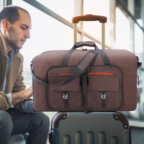Sac de voyage grande capacité Vomgomfom avec fermeture robuste - 7