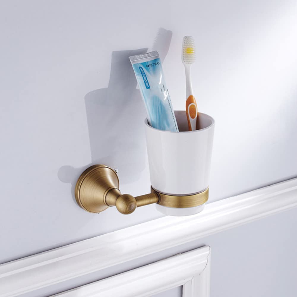 Ensemble de quincaillerie de salle de bain en bronze LIJUCAI pour une décoration rétro premium