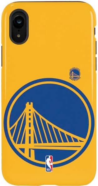 Skinit Pro Phone Case Compatible with iPhone XR - Officially Licensed NBA Golden State Warriors Canvas Design