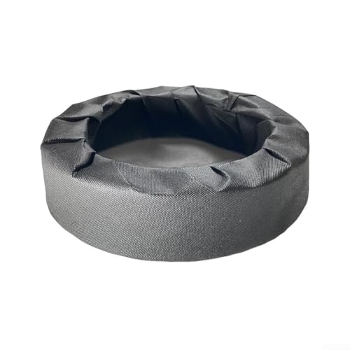 Oniissy Estanque flotante con tela tejida para plantas acuáticas y refugio de peces en estanques, características de agua, tamaño grande, 23 cm de diámetro interior (S)