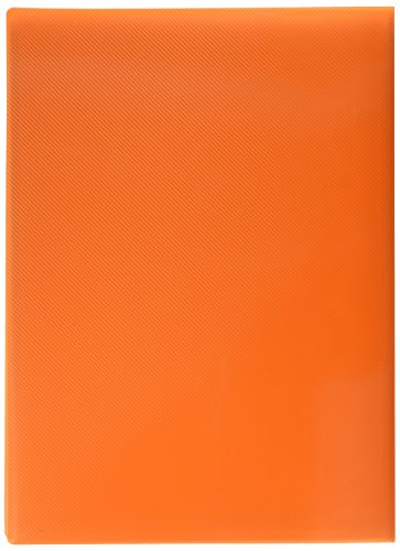 Grafoplás 1461852. Folder 50 Sleeves, Folio Size, Polypropylene Lids, Orange, Blackline Glass Polyplastic - Image 2