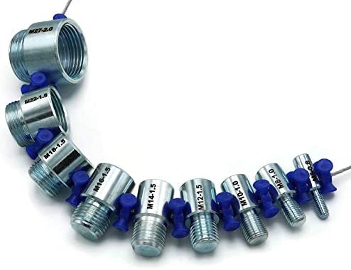 Pipe Thread Gauge ISO Standard Pipe Thread Identifier - Sizes M5-0.8 to M27-2.0