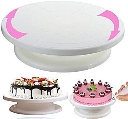 WORTH WEB Revolving Turntable Cake Decorating ABS Plastic Stand