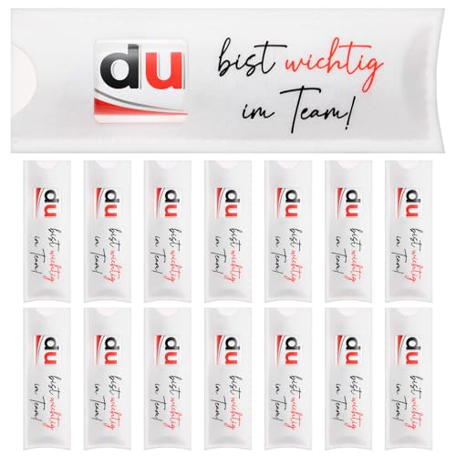 Namalu 15 Stück Du Bist Wichtig im Team Geschenk Kompatibel mit Duplo Schokolade Schokoriegel Hülle Filz Weihnachten Dankeschön Geschenk für Mitarbeiter Kollegen, ohne Schokolade(Weiß,Einfach) für 15,99 EUR bei amazon.de Bild: Namalu 15 Stück Du Bist Wichtig im Team Geschenk Kompatibel mit Duplo Schokolade Schokoriegel Hülle Filz Weihnachten Dankeschön Geschenk für Mitarbeiter Kollegen, ohne Schokolade(Weiß,Einfach) für 15,99 EUR bei amazon.de