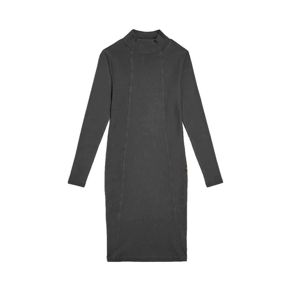 G-STAR RAW Sukienka Kobiety Washed Slim Rib Dress Wmn