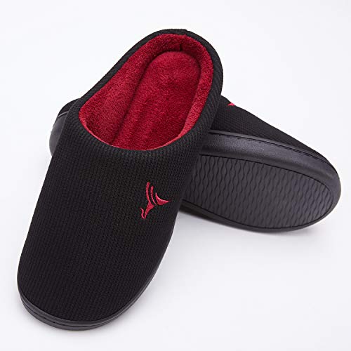Unisex Warm Slippers Womens Cozy Memory Foam Slippers Men Casual Slip On Winter House Shoes3