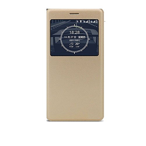HelixLeatherFlip Cover for Redmi 5A Gold
