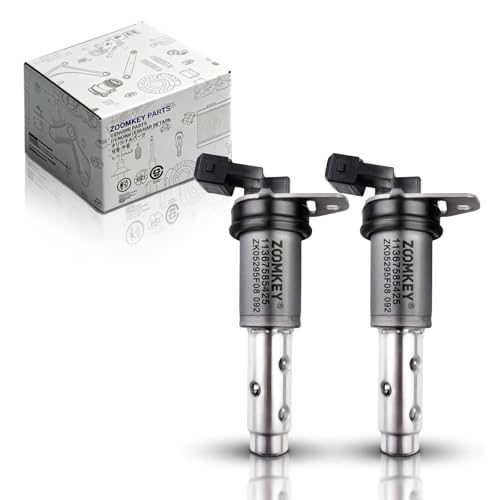 2Pcs Engine Variable Valve Timing (VVT) Solenoid 11367585425 Compatible with BMW 325i 325xi 328i 330i 335is 335xi 525i 528xi 530xi 535xi 740i X3 X5 Z4