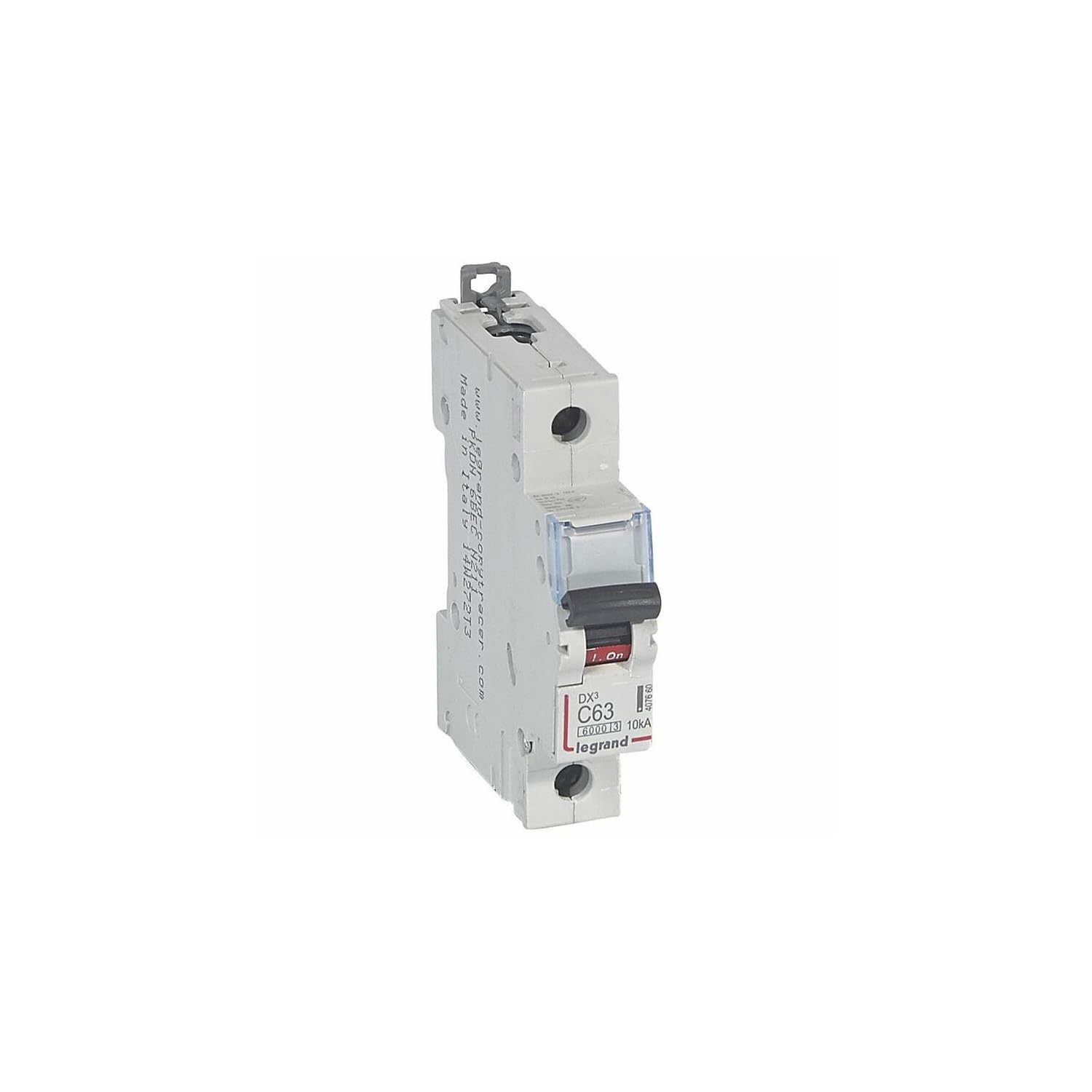 407660 Disjoncteur unipolaire 63A - 1P Courbe C - 6/​10kA - À vis - Legrand DX3