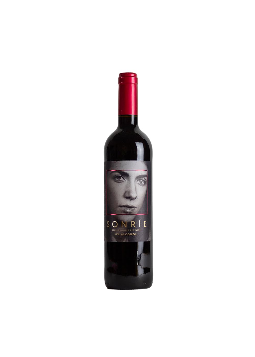 Sonríe 0% Red | Vino sin alcohol | Tempranillo | Vino sin alcohol tinto | Pack 3 botellas de 75 cl