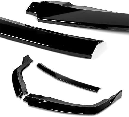 Miniatura 2 de DriftX Performance, Kit de 3 bordes de parachoques delantero compatibles con Honda Accord Coupe 2013-2015, alerón de protección divisor estilo STP,