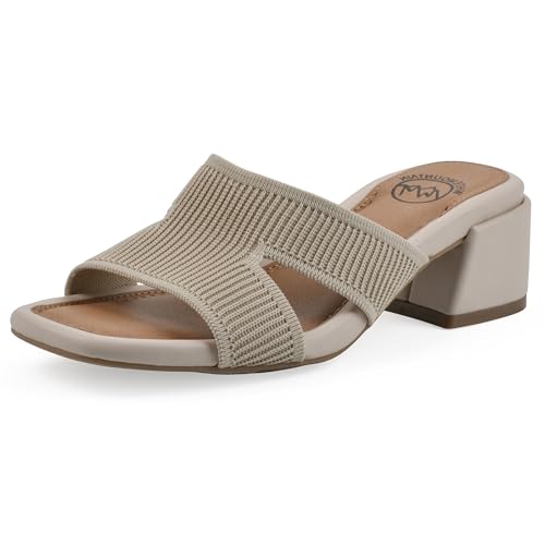 Escarpins tissu taupe White Mountain pour marcher sans douleur au travail