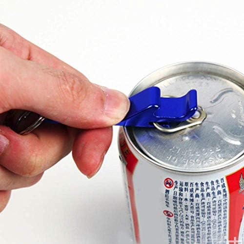 JustYit 8 Pack Aluminum Beer Bottle Opener Keychain Classic Mini Bottle Openers Keys Collector EDC Pocket Keyring Funny Gift