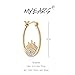 MYEARS Women Evil Eye Earrings Gold Hoop Turquoise Cubic Zirconia 14K Big Simple Hypoallergenic Everyday Protection Jewelry