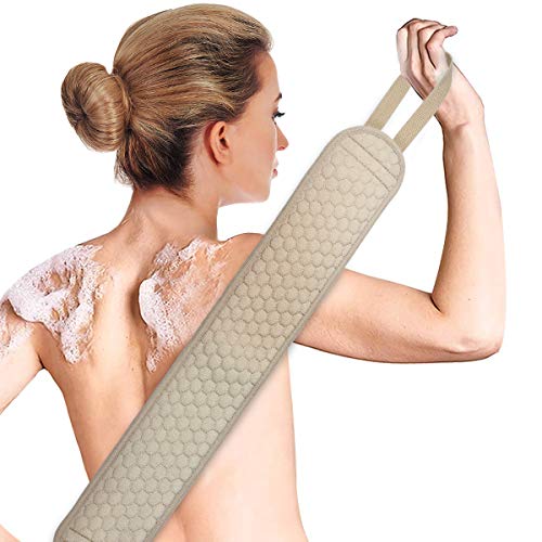 Back Scrubber, Easkep Exfoliating Loofah for Shower Bath Men and Women Long Handled Pad Set Deep Clean Invigorate Rejuvenate Relax Your Skin For Your Back