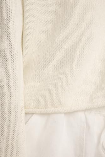 VELVET BY GRAHAM & SPENCER Women's Verity Organic Hemp Cotton Cardigan, Milk, Small3