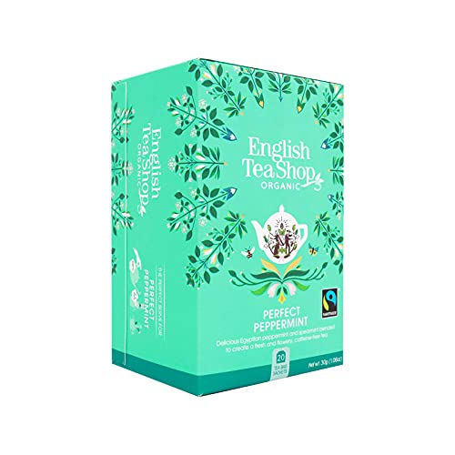 English Tea Shop Organic Perfect Peppermint 1.5 grams (20 Tea Bag Sachets)