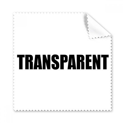 Téléphone écran nettoyeur chiffon noir transparent DIYthinker pour la maison et le bureau