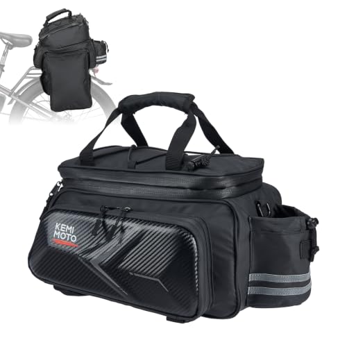 KEMIMOTO Bike Bag Rear Rack Expandable 20L Bicycle...