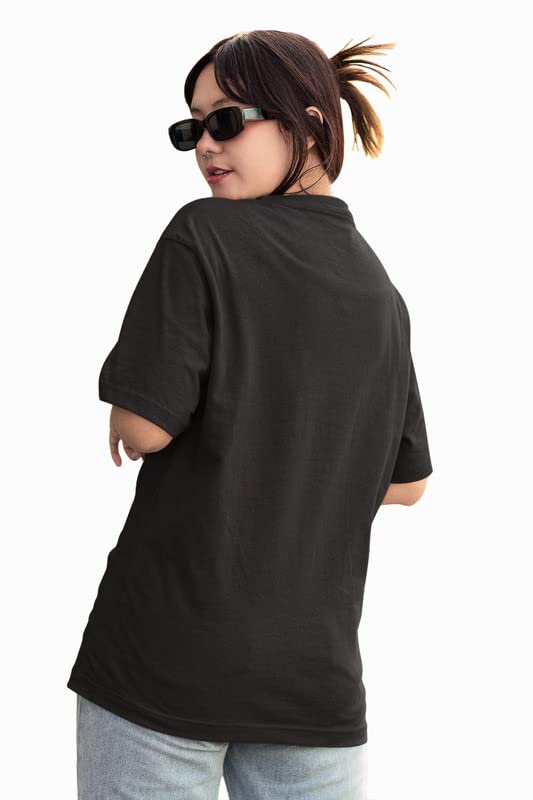 New North Bubble Black Oversized T-Shirt for Women 2 41Zp9Ql9dYL