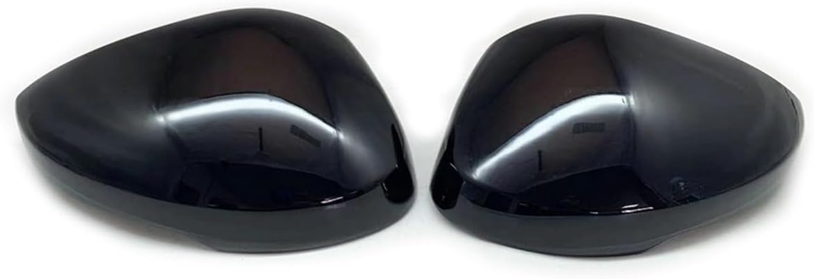 1Pair Mirror Cover Replacement Cap for 11th Gen Civic 2022 Honda Civic Side Door Exterior Rearview Mirror Cover Trim(With Turn Signal Light) (Glossy Black)