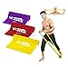 WOTEK Gomas Elasticas Fitness, 3 Piezas Cintas Elasticas Musculacion con 3 Niveles Banda de Resistencia para Yoga, Pilates, Crossfit, Musculacion