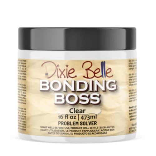 Dixie Belle Bonding BOSS Paint Primer | Clear (16oz) | Problem Solver Paint Primer | Paint Base to Block Odor, Stains, Bleed Through
