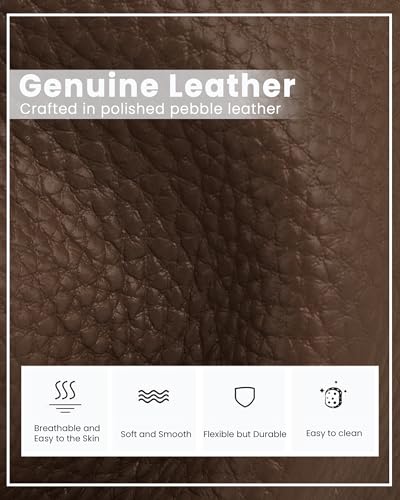 Image of befen Genuine Leather Crossbody Bags for Women, Cell Phone Cross body Purse Bag with RFID Blocking Card Slots