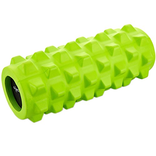 Motomo フォームローラー ストレッチローラー 筋膜リリース マッサージ 腰痛・肩コリ・筋肉痛を改善 (グリーン)