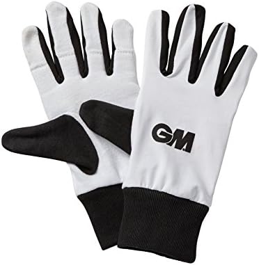 GM Men Padded Cotton Inner Gloves – Black, Mens