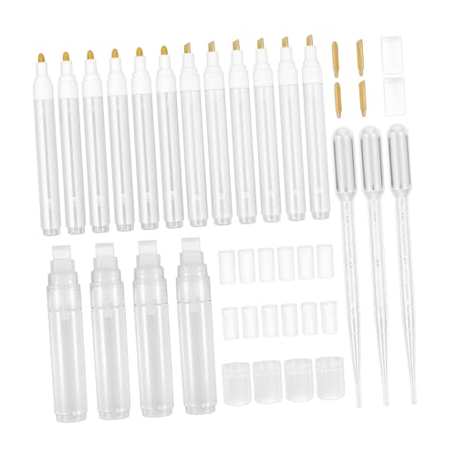 Feutre peinture blanche base huile lot de 16 dessin