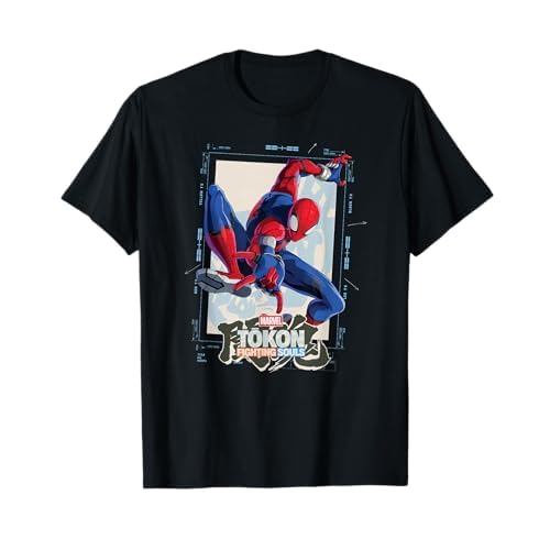Marvel Tokon: Fighting Souls Spider-Man Game Art T-Shirt