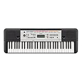 Yamaha YPT-260 Portable Electronic Keyboard for Beginners and First Timers, 61 Key Versatile Learning Keyboard, in Black