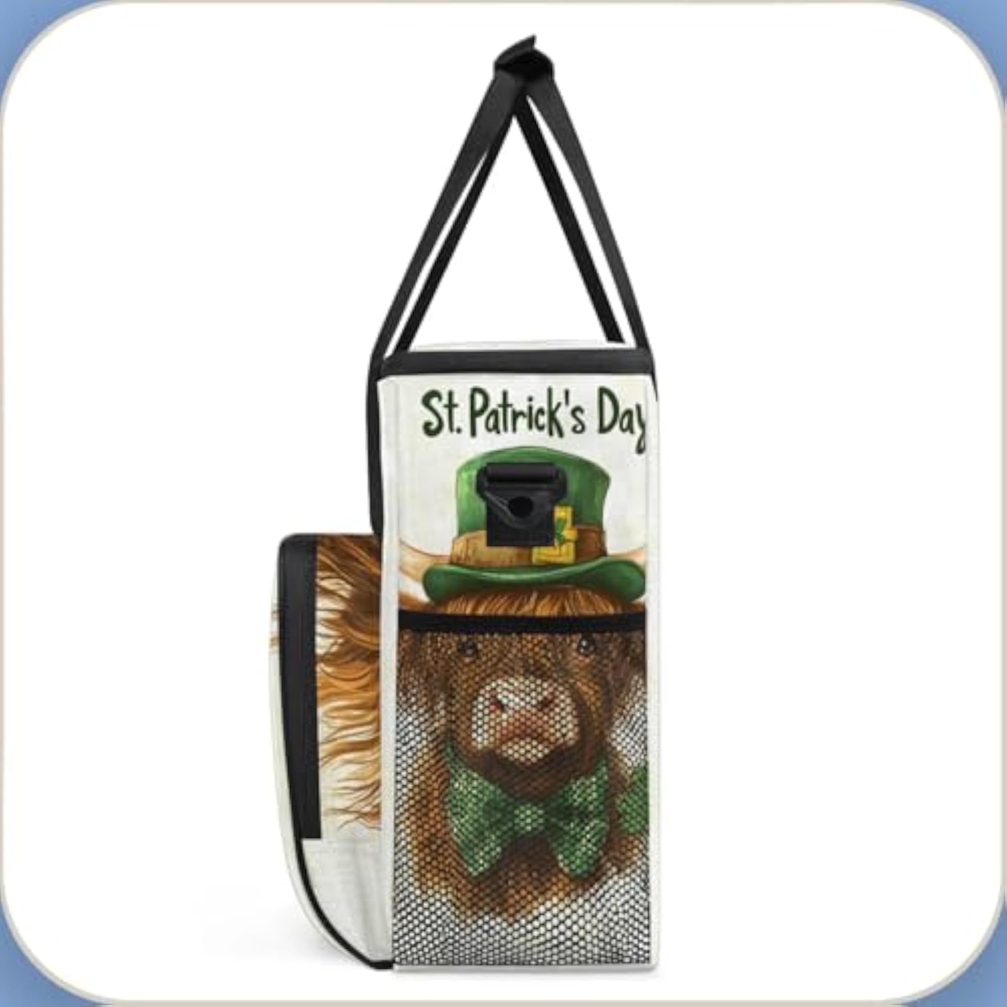 Highland Cow St. Patrick's Day Coffee Maker Carrying Bag, Insulated