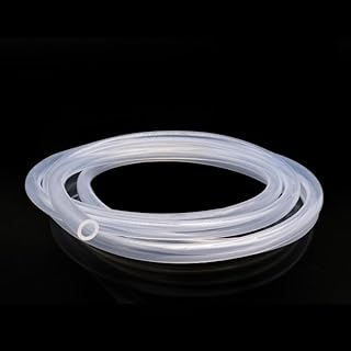 1Meter Peristaltic Pump Tube ID 0.8/1 /1.6/2 /2.4/3.2/4.8/6.4/7.9/9.6mm Soft Silicone Hose Flexible Food Grade Nontoxic Transparent (Size : 1 meter, Color : ID 3mm OD 5mm)