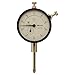 Mitutoyo"2416S" Dial Indicator, 4-48 UNF Thread, 0.375" Stem Dia,"Lug Back," White Dial, 0-100 Reading, 2.244" Dial Dia, 0-1" Range, 0.001" Graduation, -0.002" Accuracy